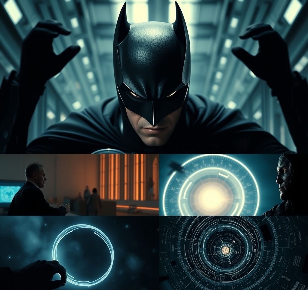 Christopher Nolan on set directing