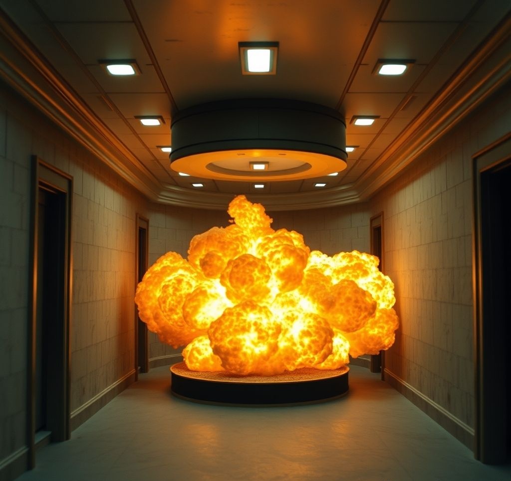 Behind the scenes of a practical effect