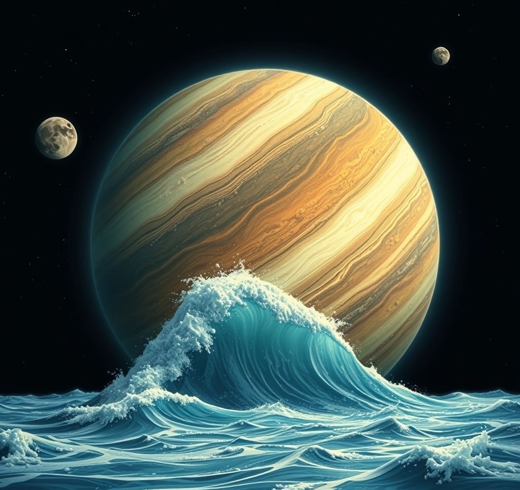 Interstellar Miller's Planet Scene
