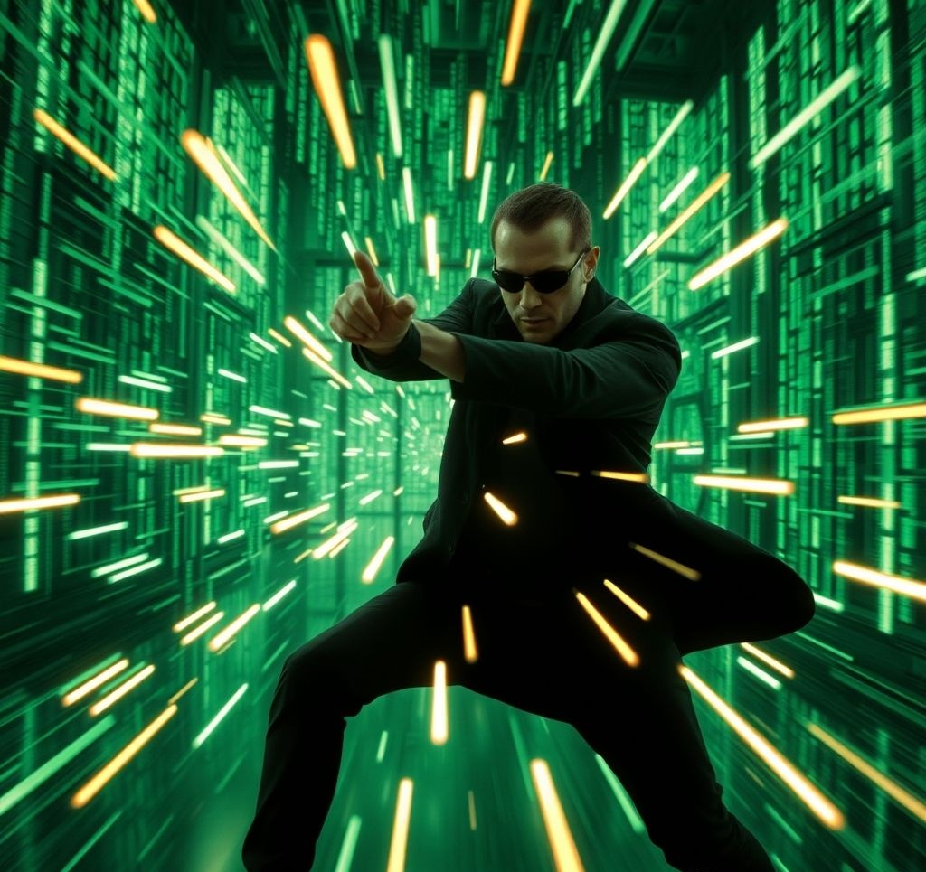 The Matrix Bullet Time Effect